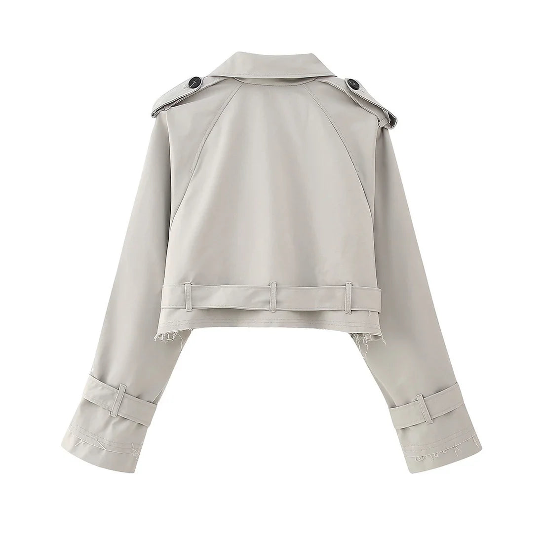 VINORA - CROPPED TRENCHCOAT