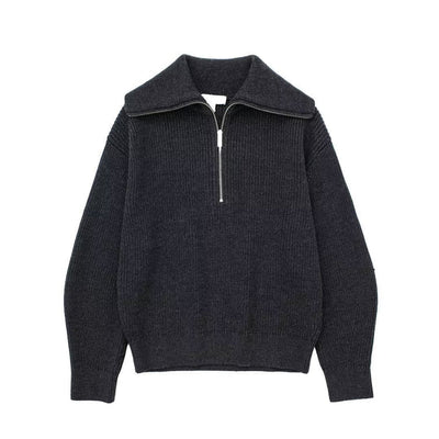 VINORA - KNITTED HALF ZIPPER