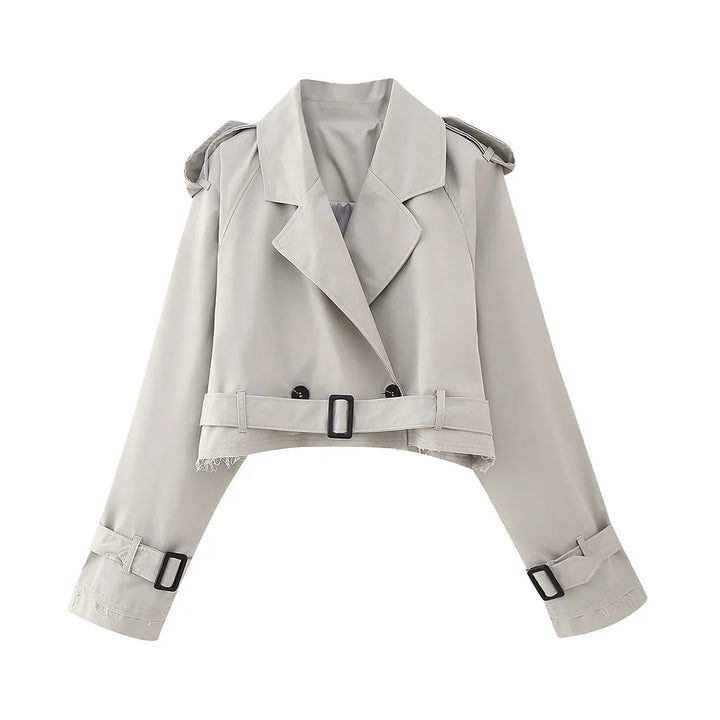 VINORA - CROPPED TRENCHCOAT