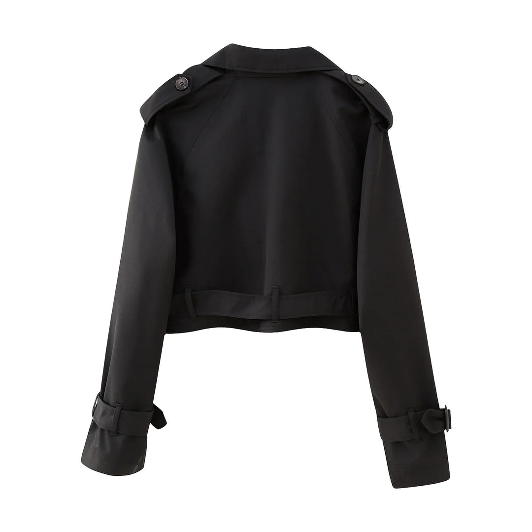 VINORA - CROPPED TRENCHCOAT