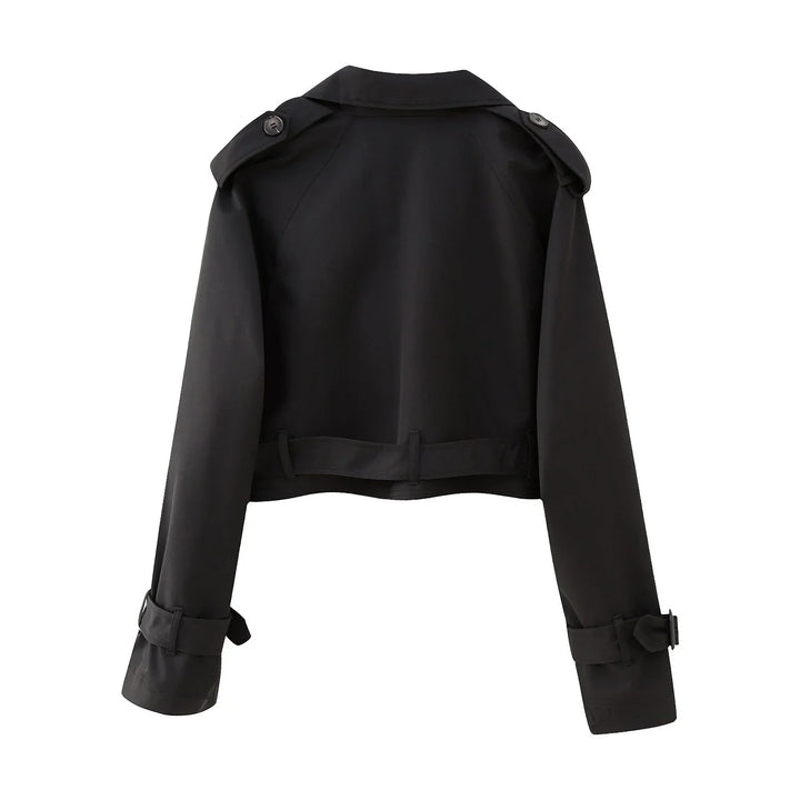 VINORA - CROPPED TRENCHCOAT