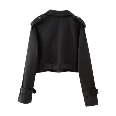 VINORA - CROPPED TRENCHCOAT