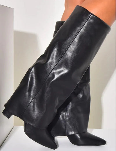 VINORA - LEDERSTIEFEL SCHWARZ