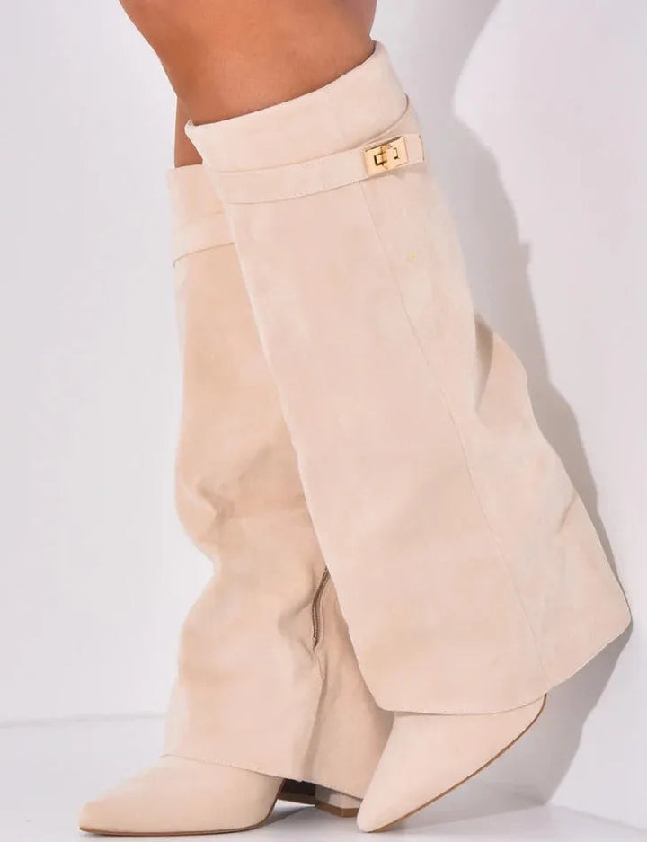 VINORA SUEDE STIEFEL - BEIGE