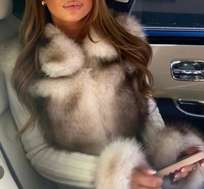 EXKLUSIVE WOLLJACKE - WEISS