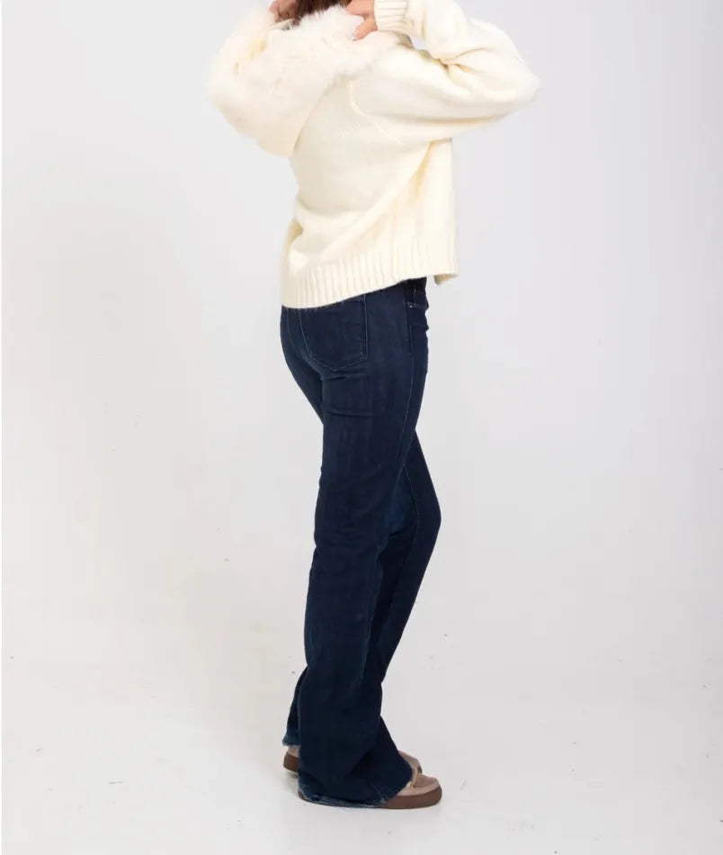 VINORA WOLLJACKE - WEISS