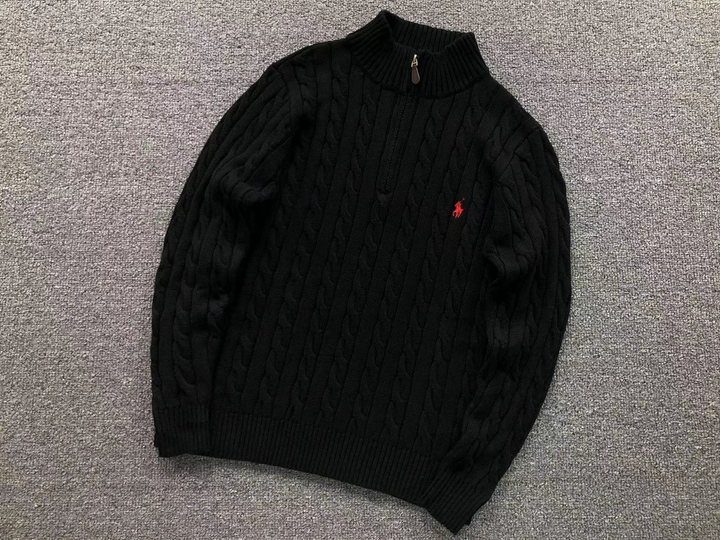 VINORA - RL KNIT POLO SWEATER