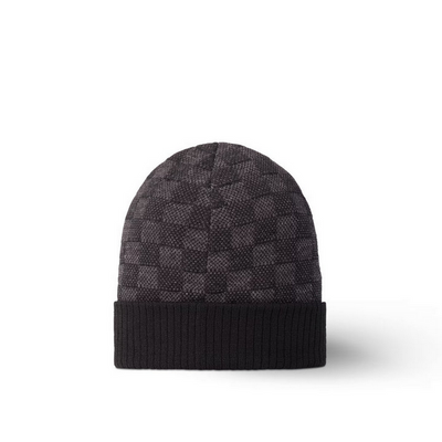 LOUIS V - BEANIE SCHWARZ