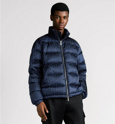 D OBLIQUE - PUFFER BLAU